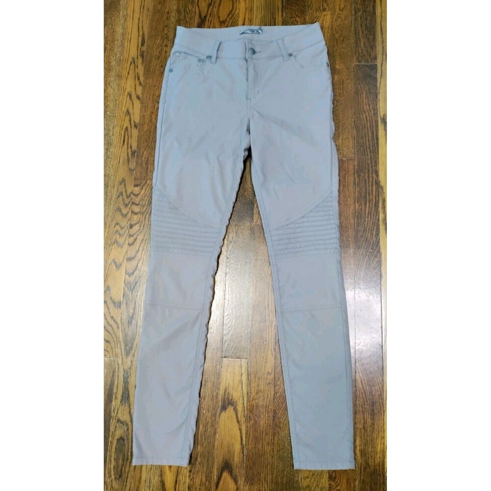 Prana Pants Women's 8x30 Gray Articulated Knee Hiking Performance Stretch EUC